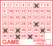 Draw 1654 - 28/Oct/2025 Game ticket